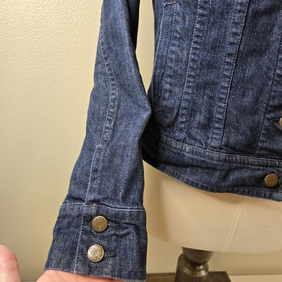 J. Crew Cropped Denim Jacket Medium - Picture 5 of 11